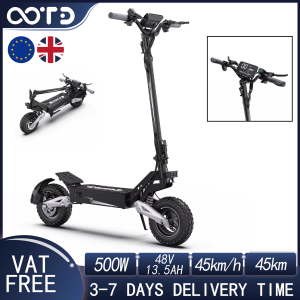 OOTD T10 Electric Scooter Foldable 11 Inch Off-Road Tires 900W 48V 13.5AH Folding Elegant Electric Mountain Scooterboard E-Scoot